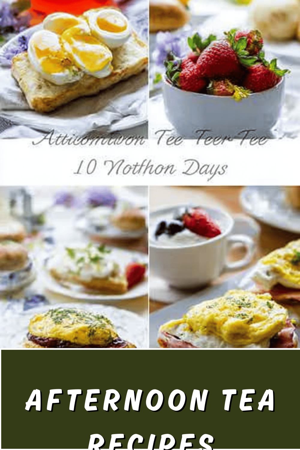 Afternoon Tea Recipes