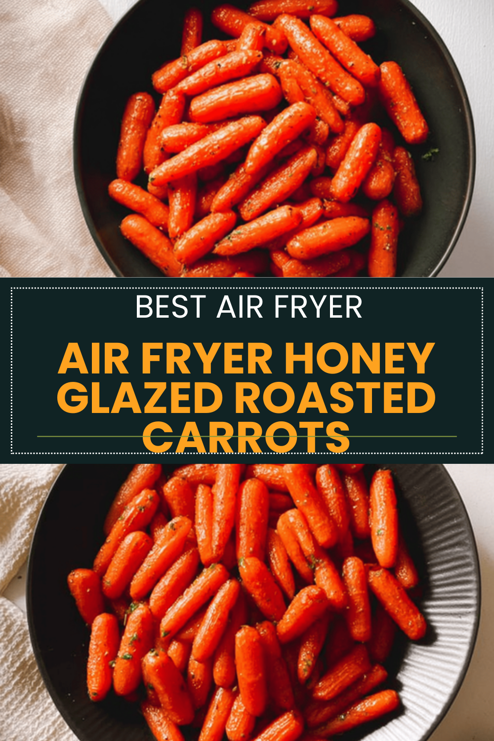 Air Fryer Honey Glazed Roasted Carrots
