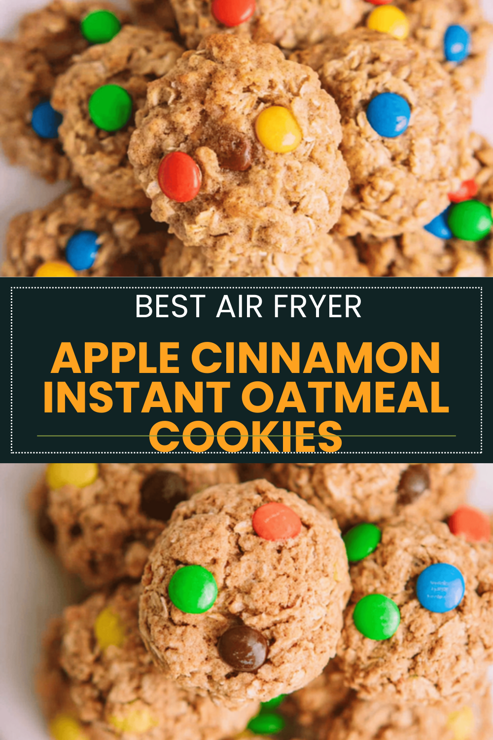 Apple Cinnamon Instant Oatmeal Cookies
