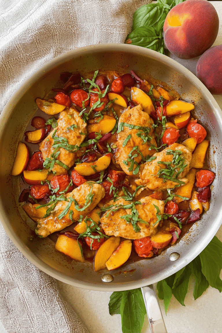 Balsamic Peach Chicken Skillet 19.Png
