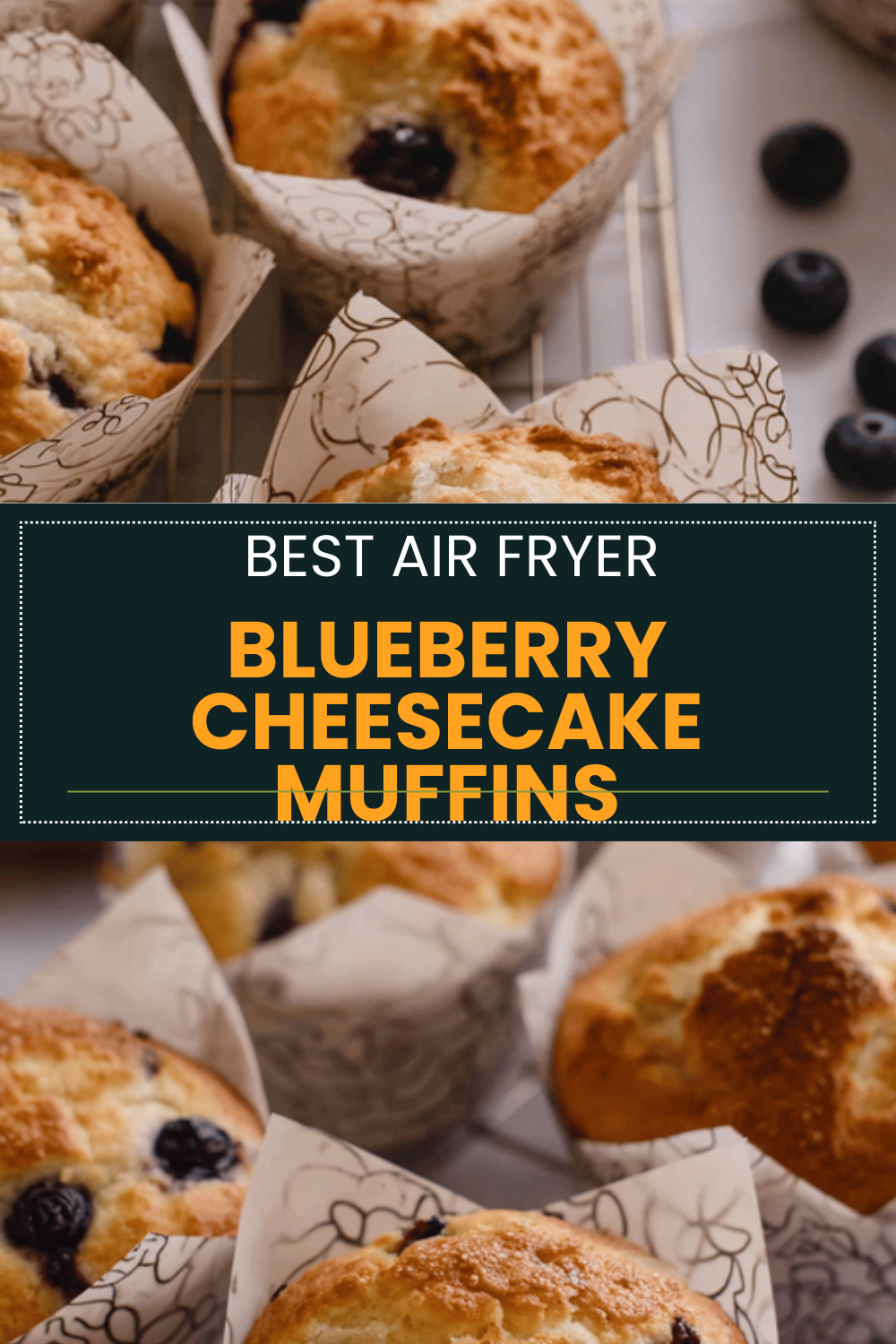 Blueberry Cheesecake Muffins