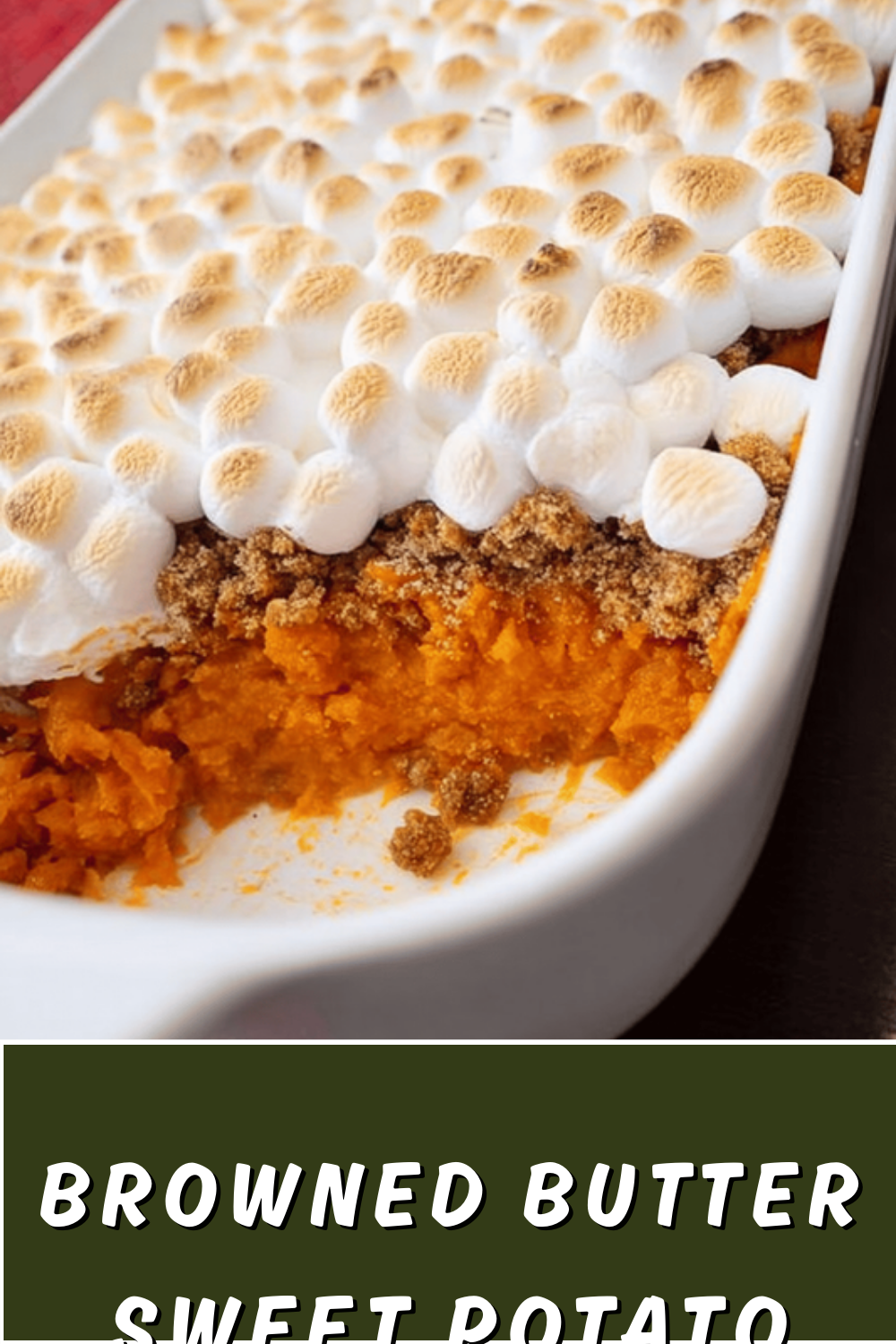 Browned Butter Sweet Potato Casserole