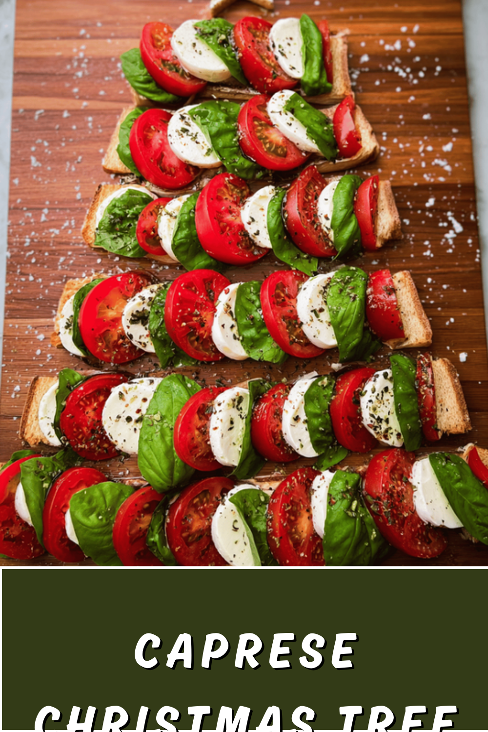 Caprese Christmas Tree