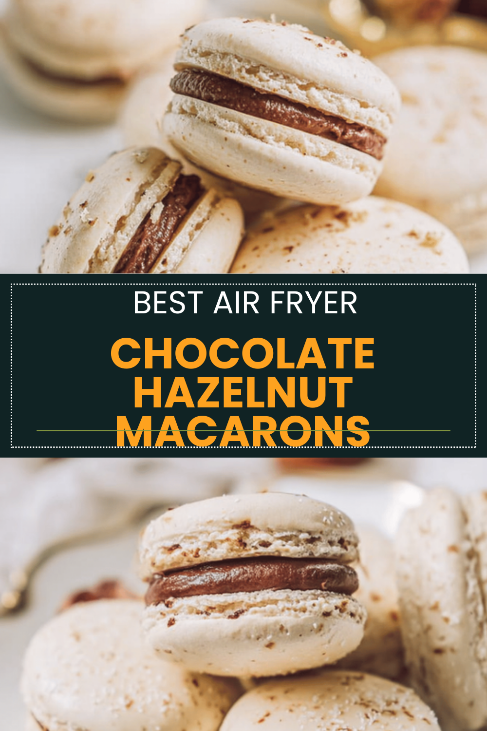 Chocolate Hazelnut Macarons Recipe With Rich Nutty Filling 6 Chocolate Hazelnut Macarons