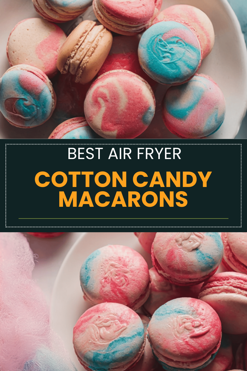 Cotton Candy Macarons