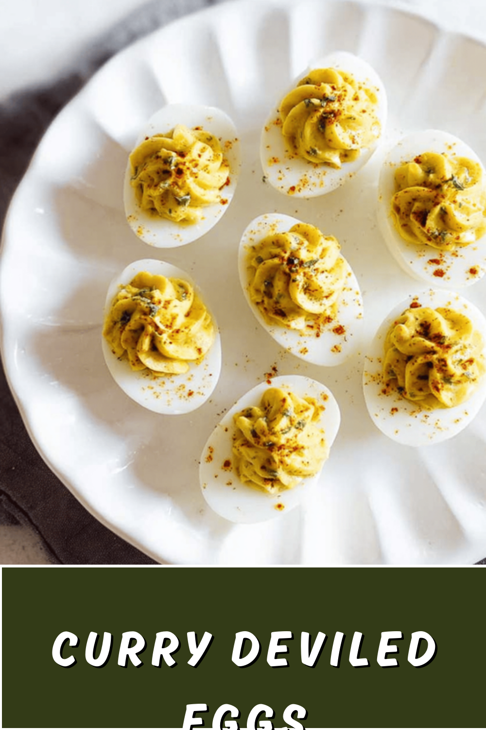 Curry Deviled Eggs