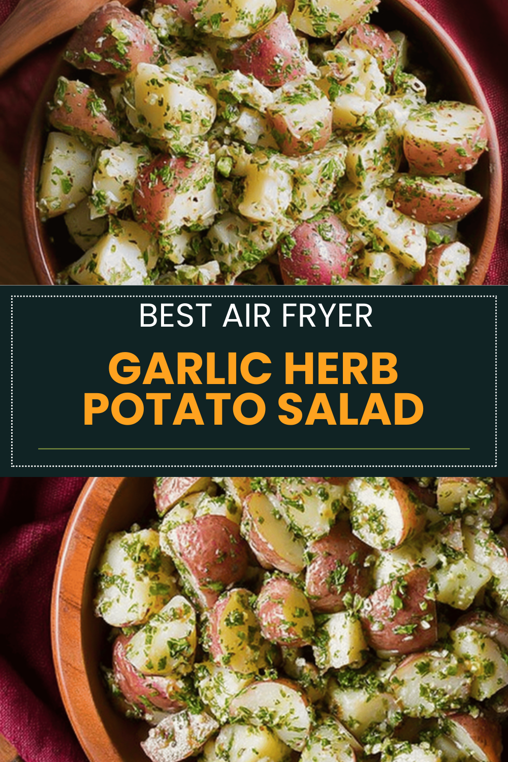 Garlic Herb Potato Salad With Fresh Herbs And Creamy Dressing 6 Garlic Herb Potato Salad