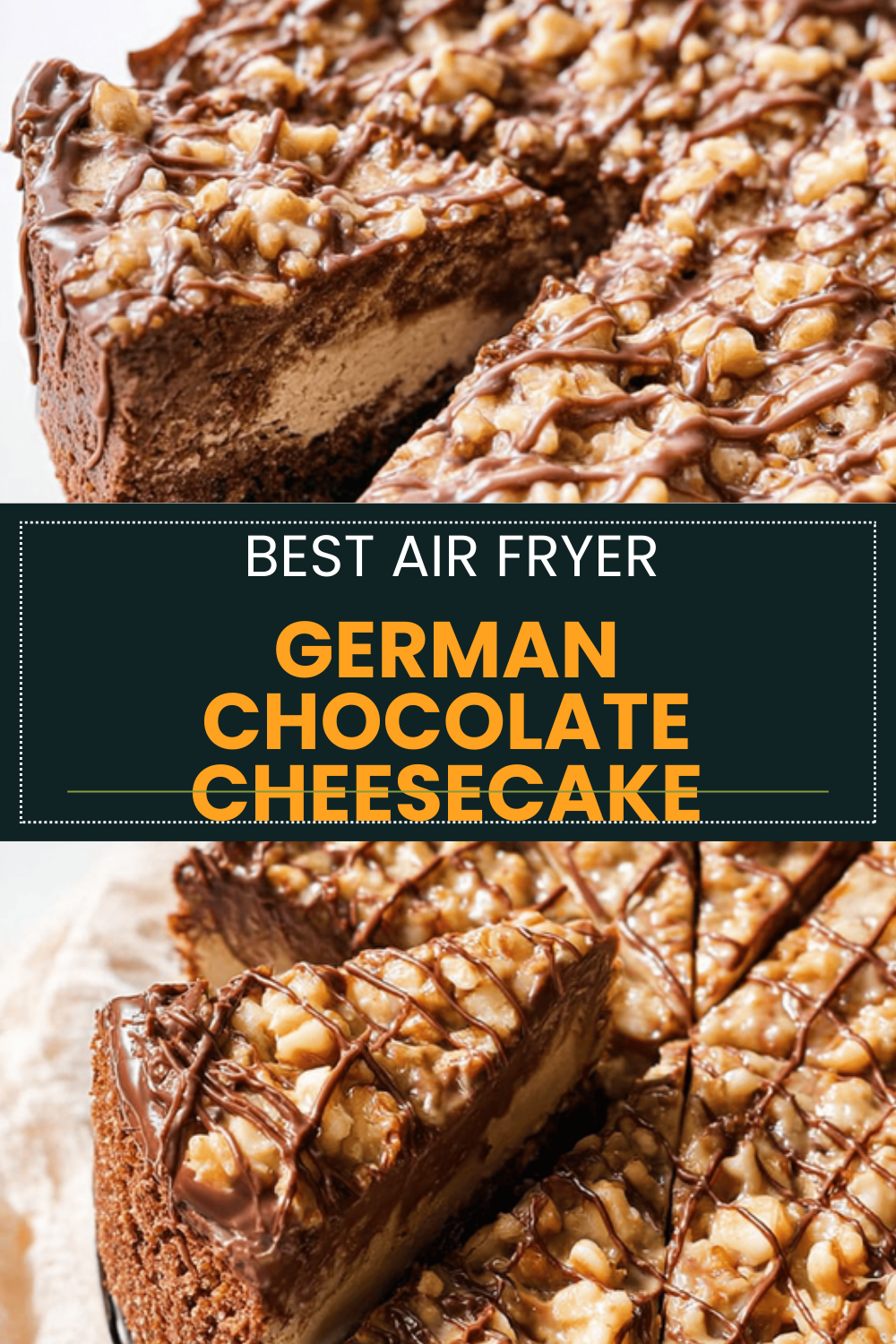 German Chocolate Cheesecake Recipe With Rich Pecan Coconut Topping 6 German Chocolate Cheesecake