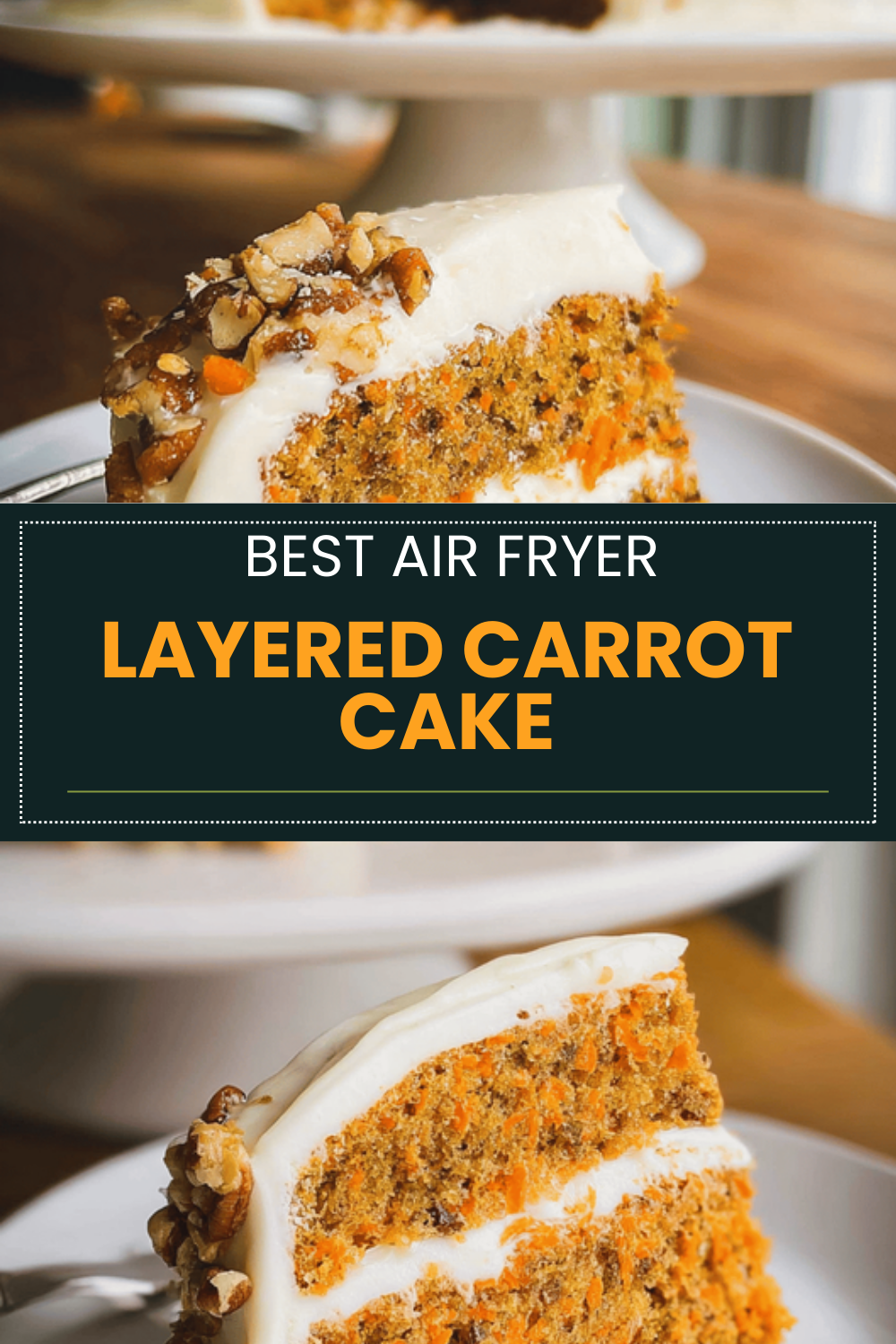 Layered Carrot Cake Recipe With Cream Cheese Frosting And Spices 6 Layered Carrot Cake