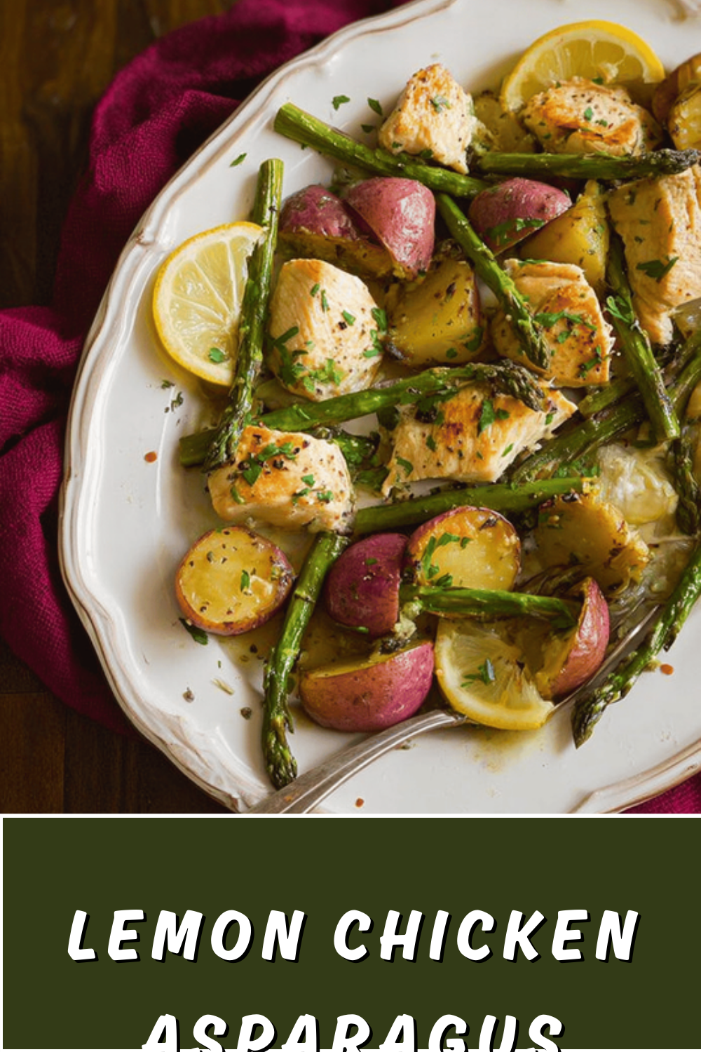 Lemon Chicken And Asparagus Sheet Pan Dinner Recipe 7 Lemon Chicken Asparagus Potato Sheet Pan Dinner
