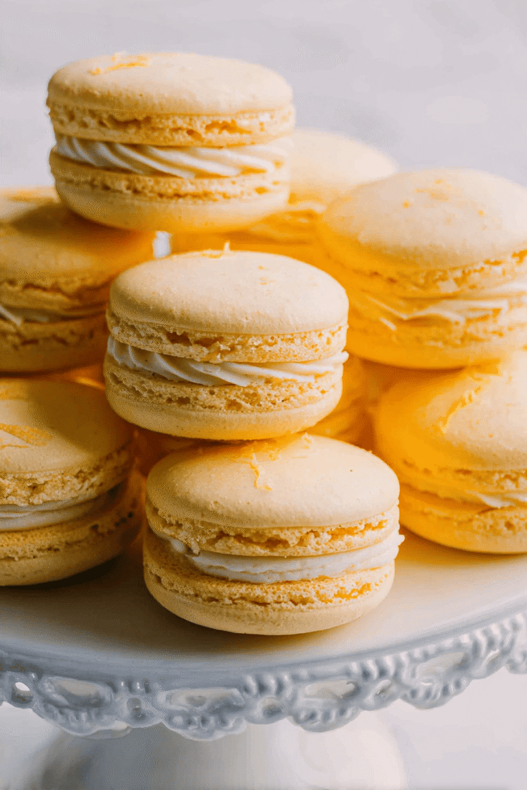 Lemon French Macarons 78.Png