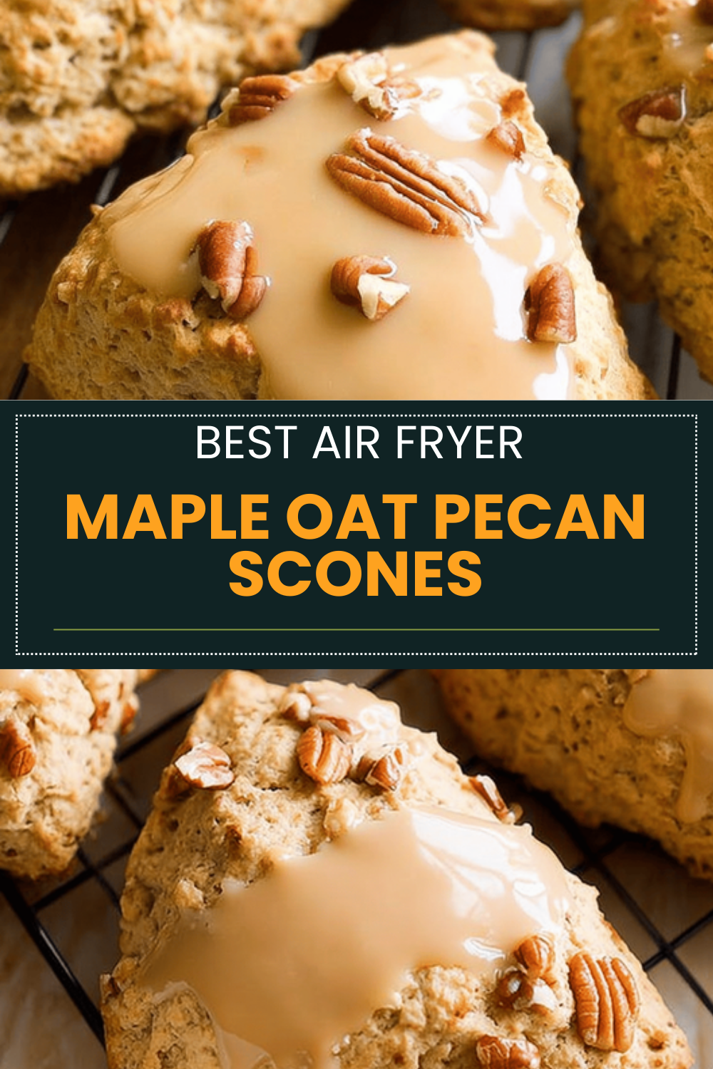 Glazed Maple Oatmeal Scones With Pecans And Currants Recipe 6 Maple Oat Pecan Scones