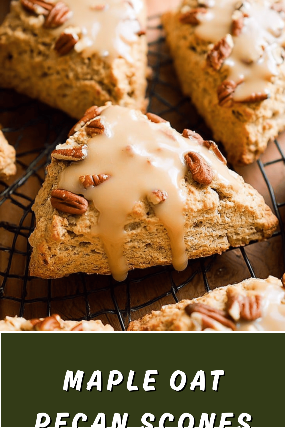 Glazed Maple Oatmeal Scones With Pecans And Currants Recipe 7 Maple Oat Pecan Scones