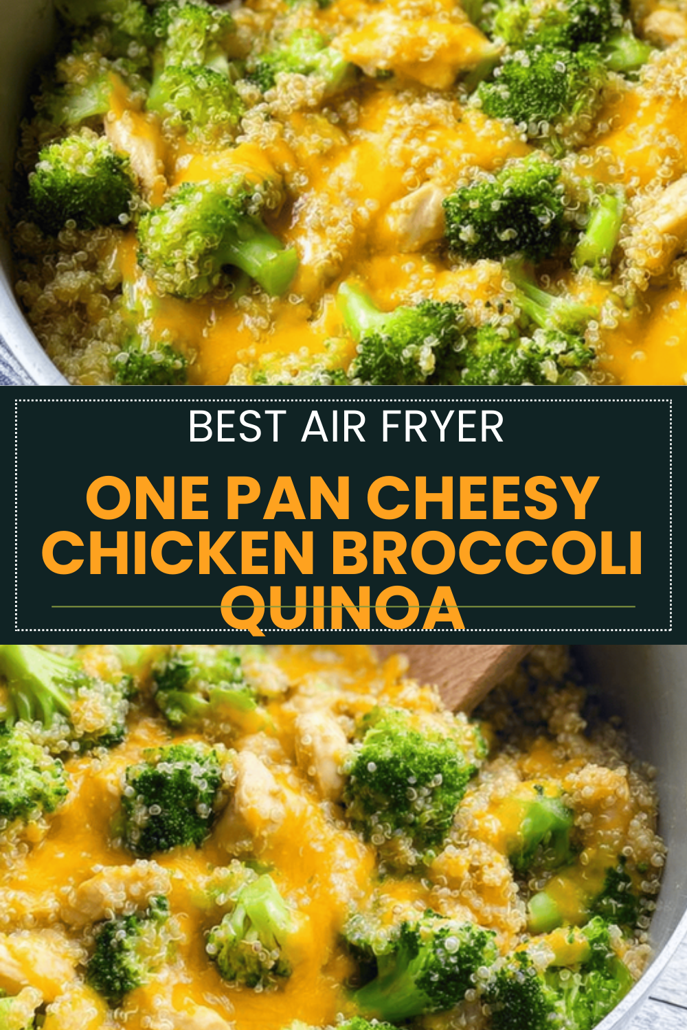 One Pan Cheesy Chicken Broccoli Quinoa Recipe For Quick Healthy Meals 6 One Pan Cheesy Chicken Broccoli Quinoa