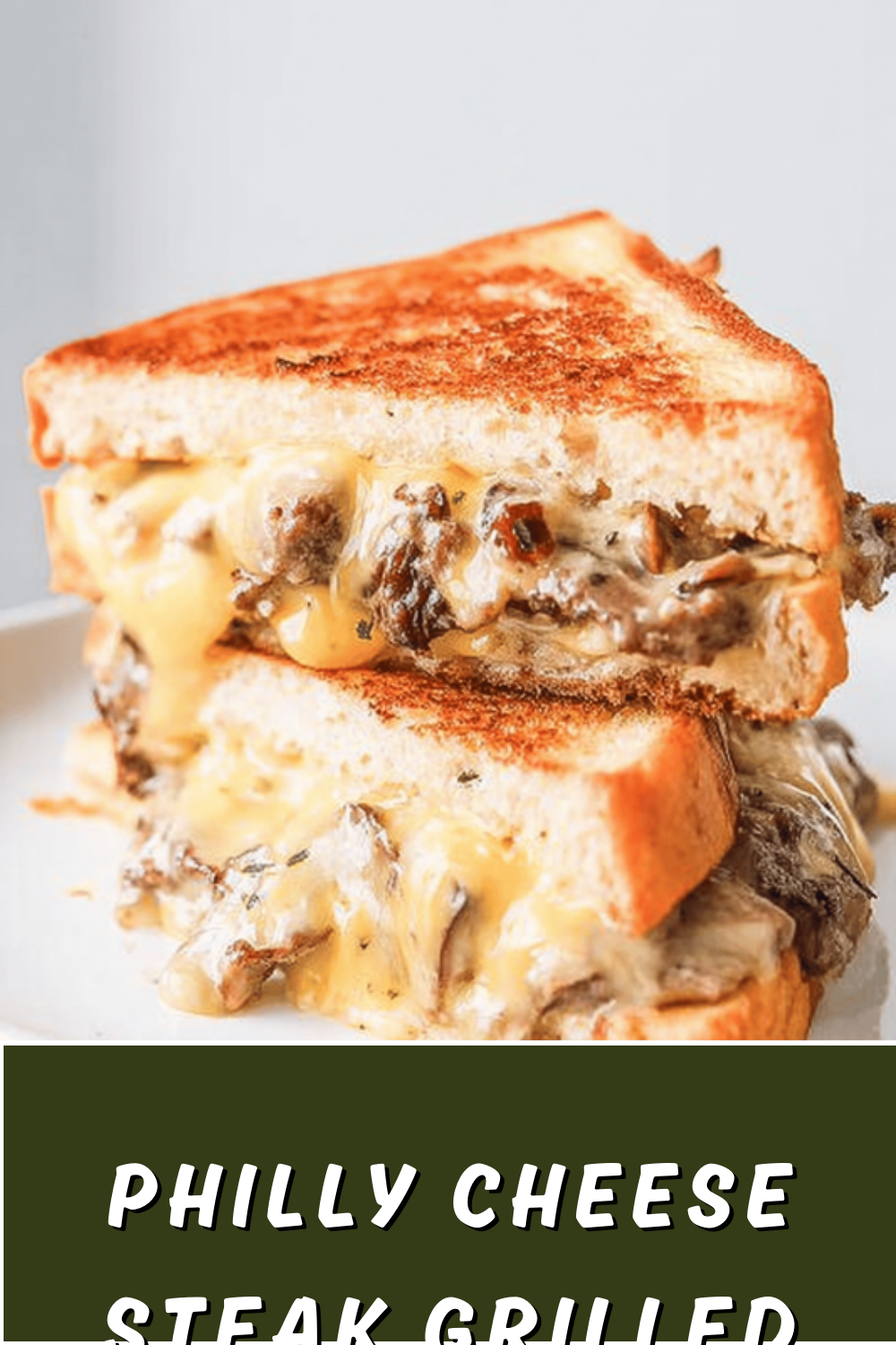 Philly Cheesesteak Grilled Cheese Recipe With Melty Cheese And Tender Beef 7 Philly Cheese Steak Grilled Cheese