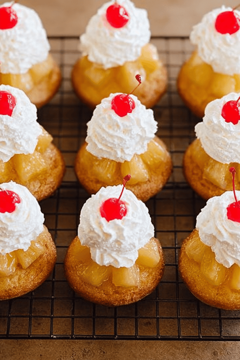 Pineapple Upside Cupcakes 54.Png
