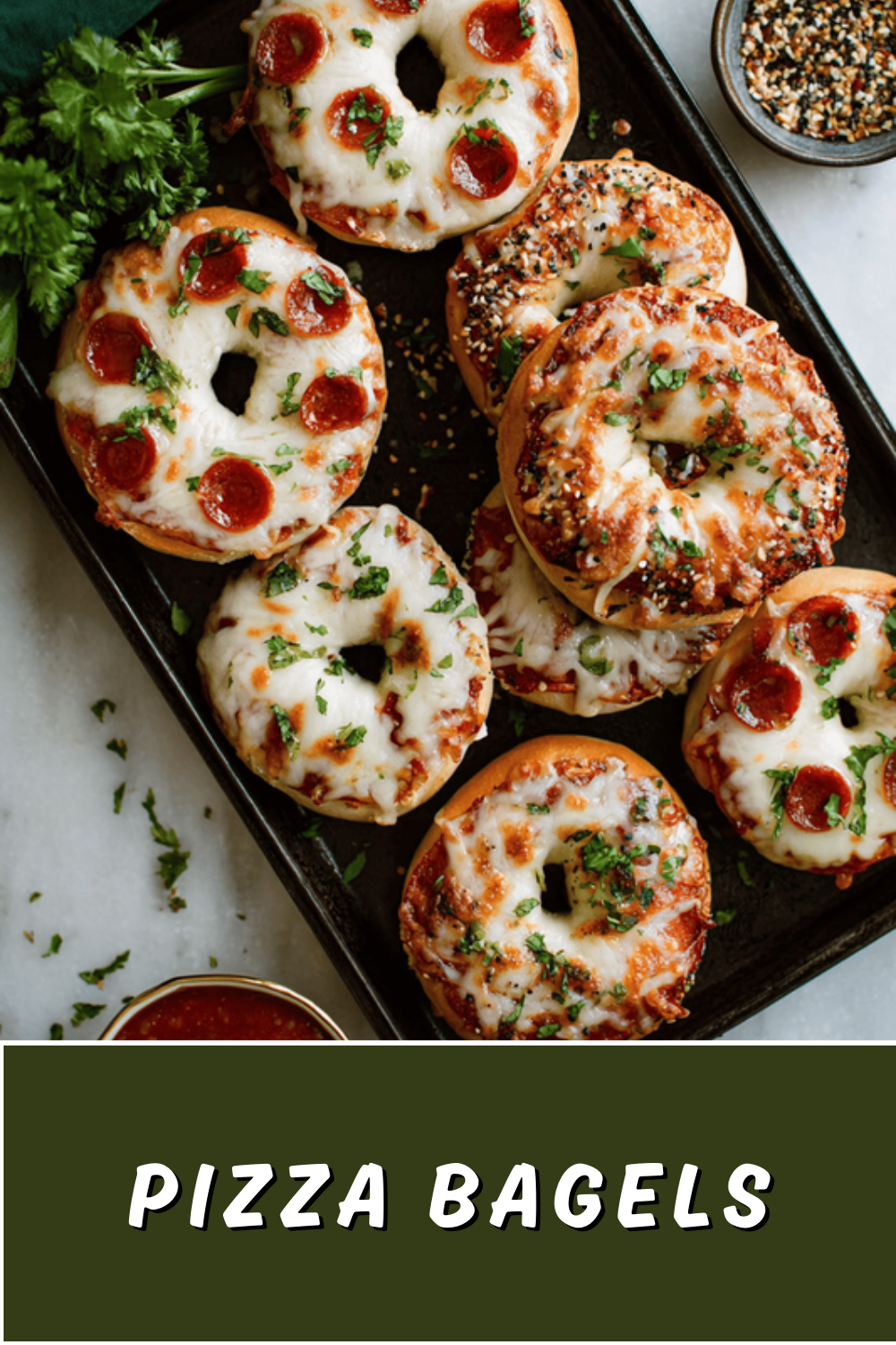 Pizza Bagels