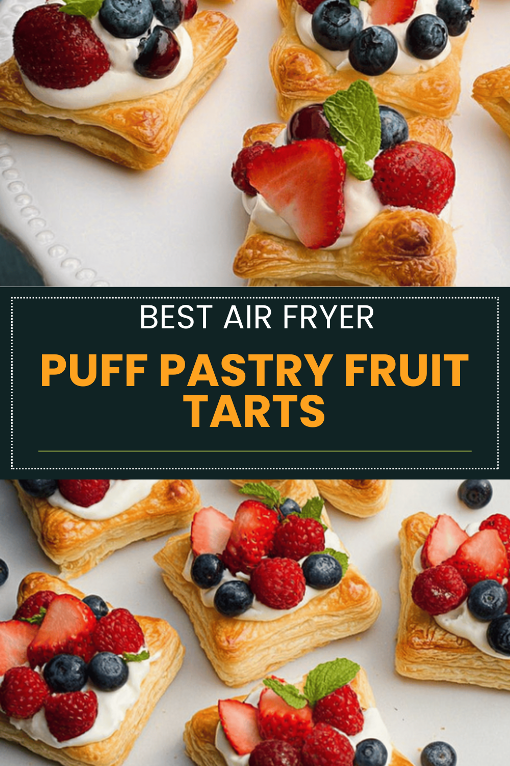 Puff Pastry Fruit Tarts With Creamy Yogurt Filling 6 Puff Pastry Fruit Tarts