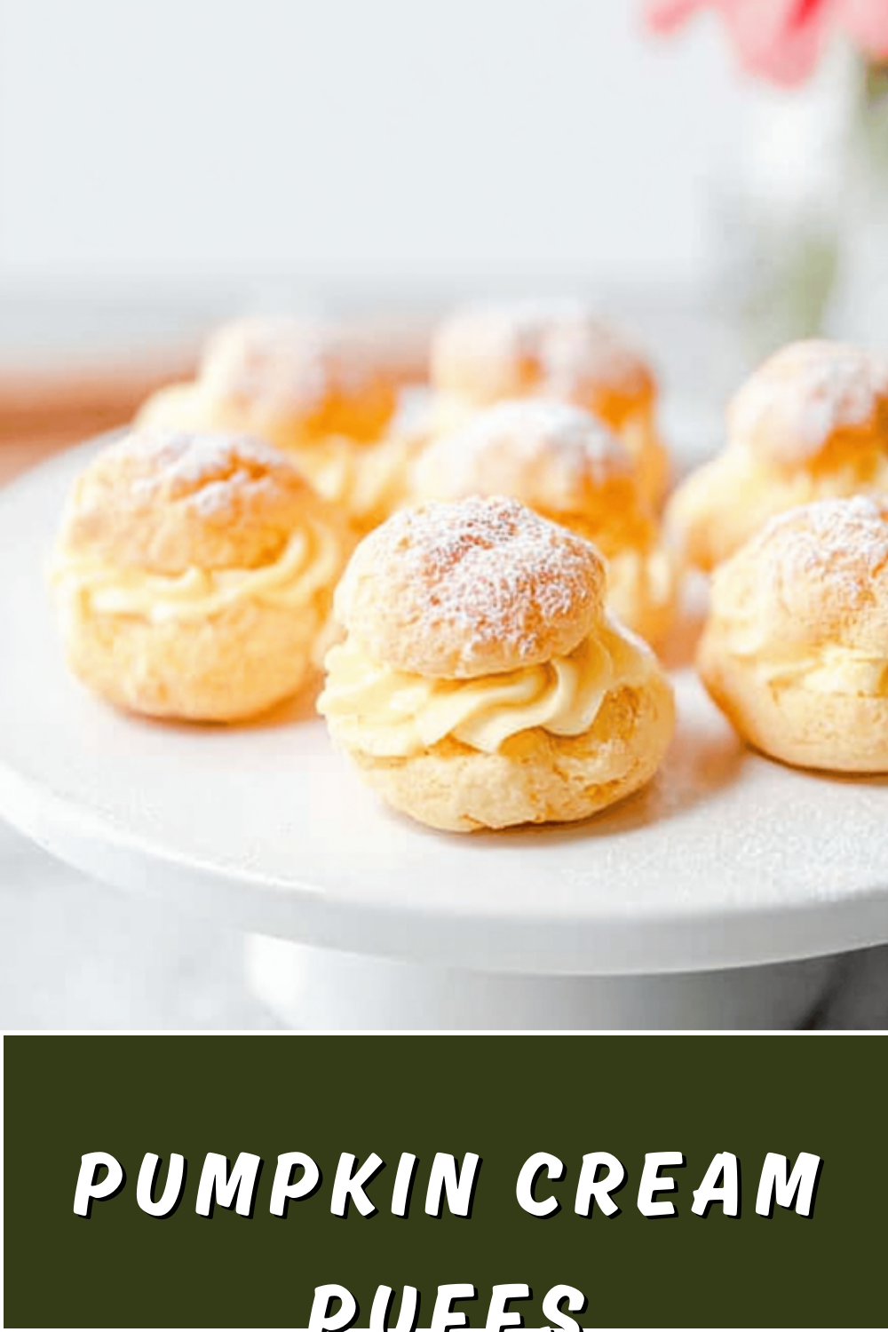 Pumpkin Cream Puffs Recipe With Smooth Pumpkin Filling 7 Pumpkin Cream Puffs