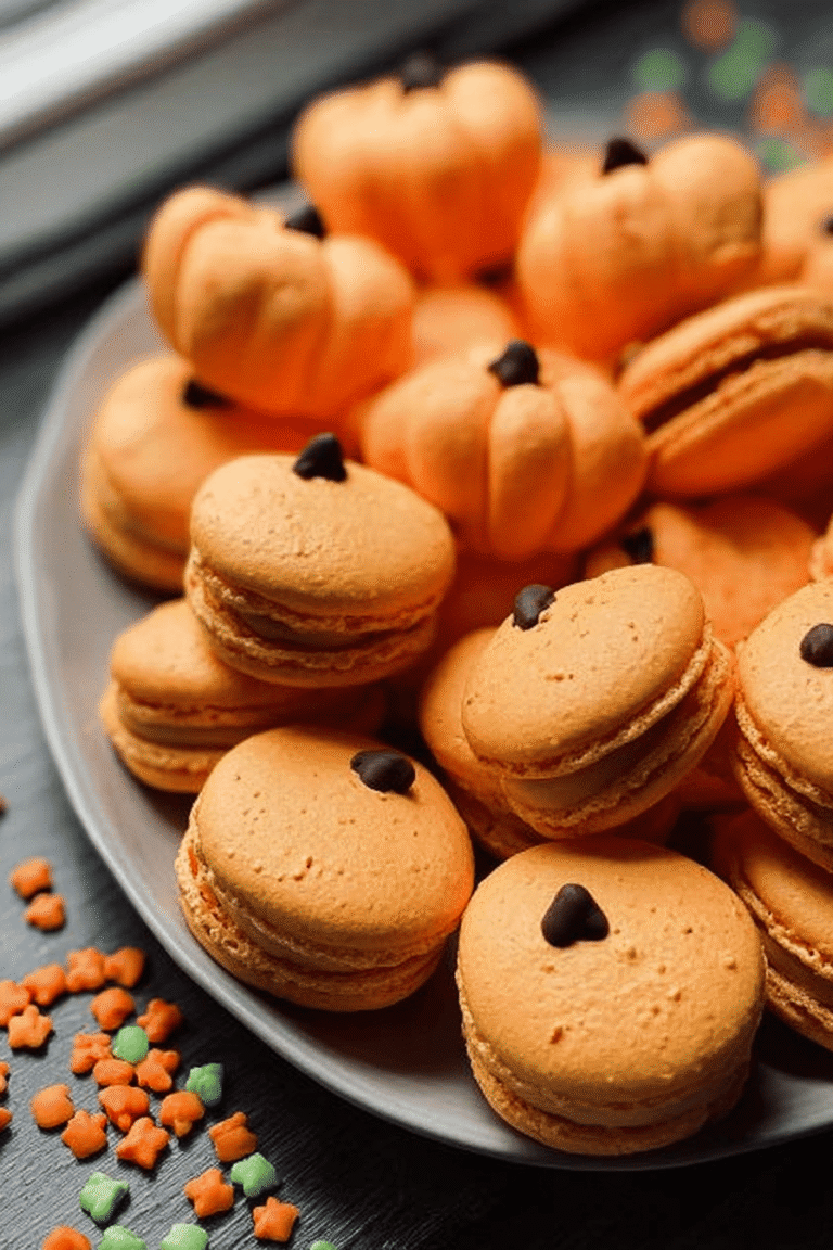 Pumpkin French Macarons 13.Png