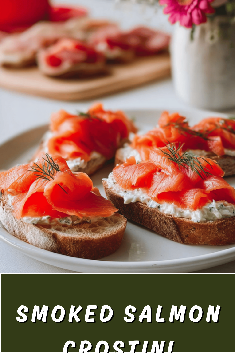 Smoked Salmon Crostini
