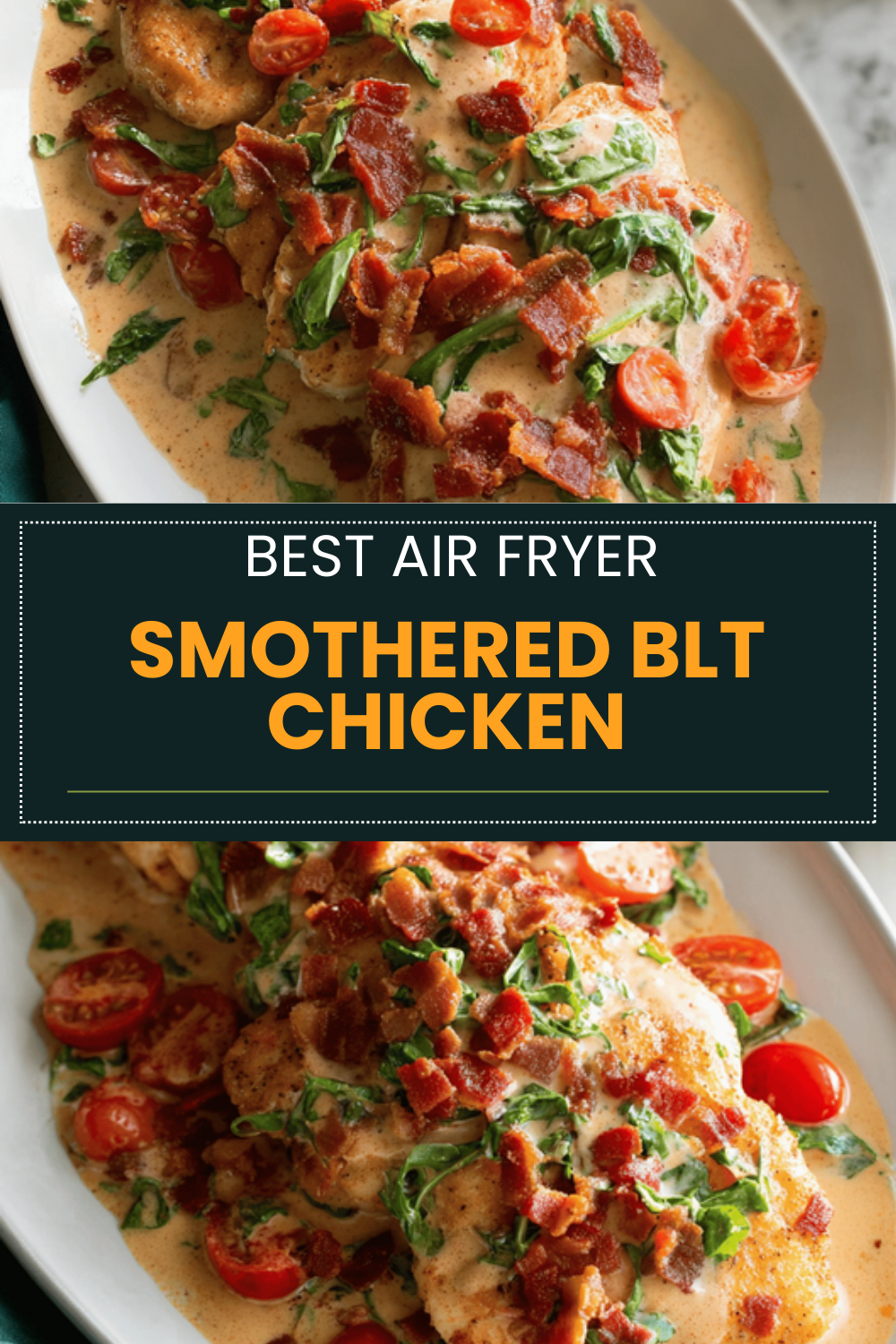 Smothered Blt Chicken Recipe With Crispy Bacon And Creamy Sauce 6 Smothered Blt Chicken