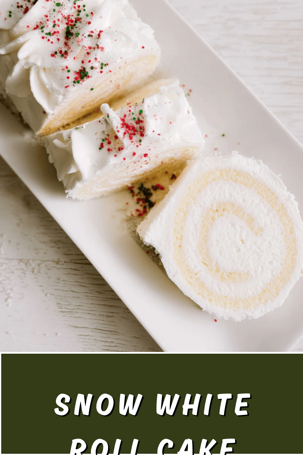 Snow White Swiss Roll Cake Recipe With Creamy Filling And Soft Sponge 7 Snow White Roll Cake
