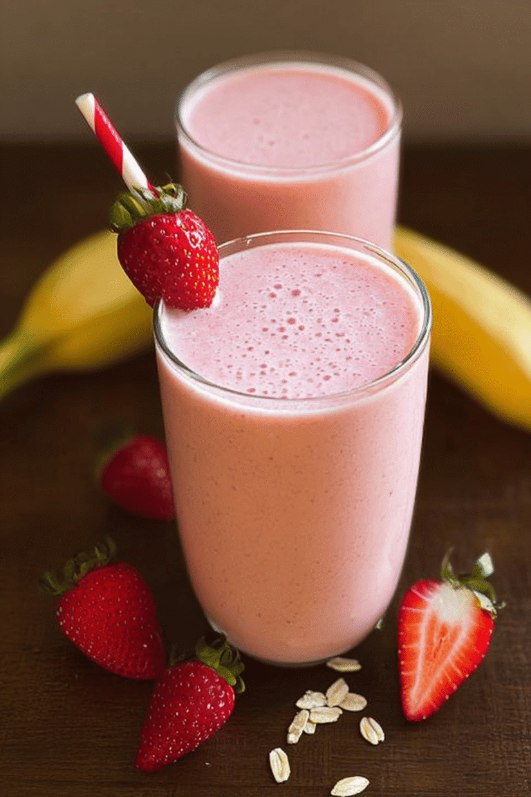 Strawberry Banana Oat Smoothie 58.Png
