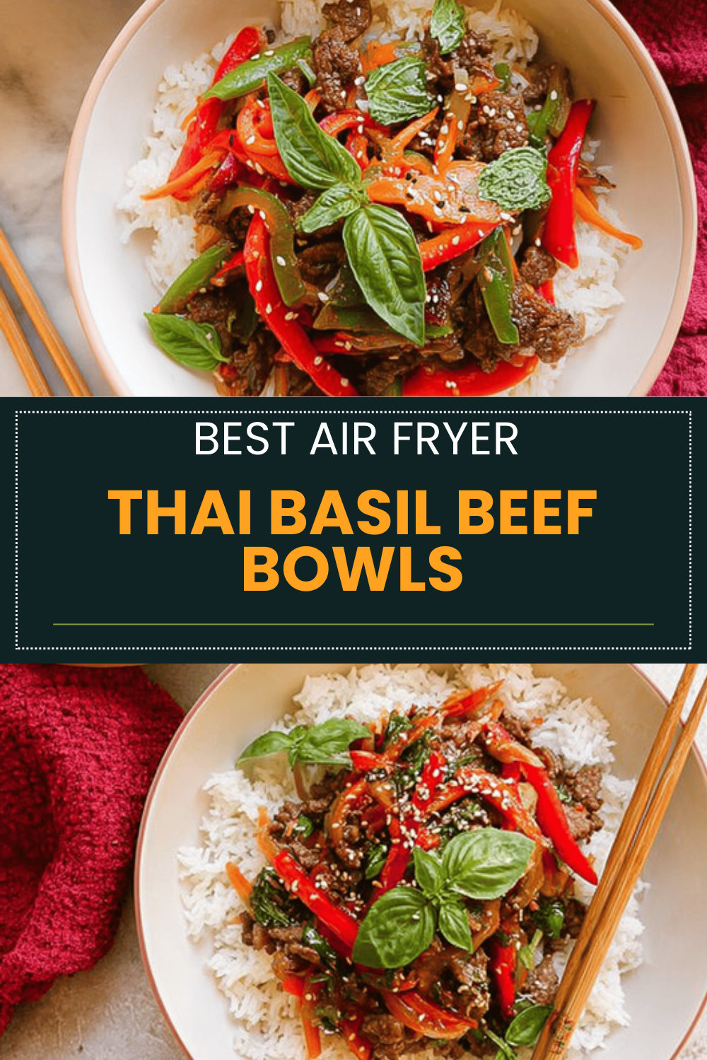 Thai Basil Beef Bowls