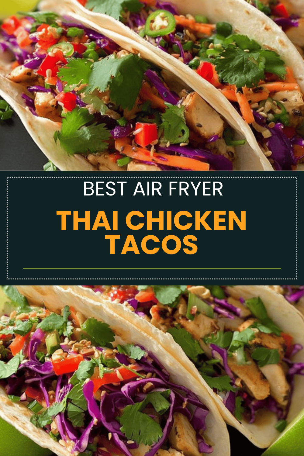 Thai Chicken Tacos With Creamy Peanut Sauce And Fresh Herbs 6 Thai Chicken Tacos