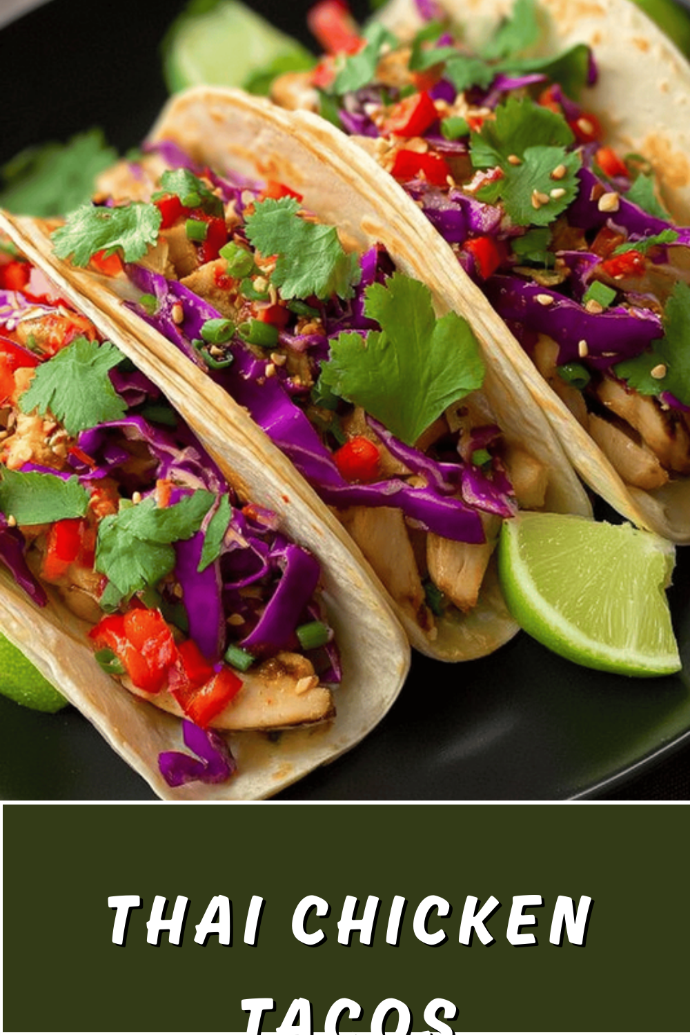 Thai Chicken Tacos With Creamy Peanut Sauce And Fresh Herbs 7 Thai Chicken Tacos