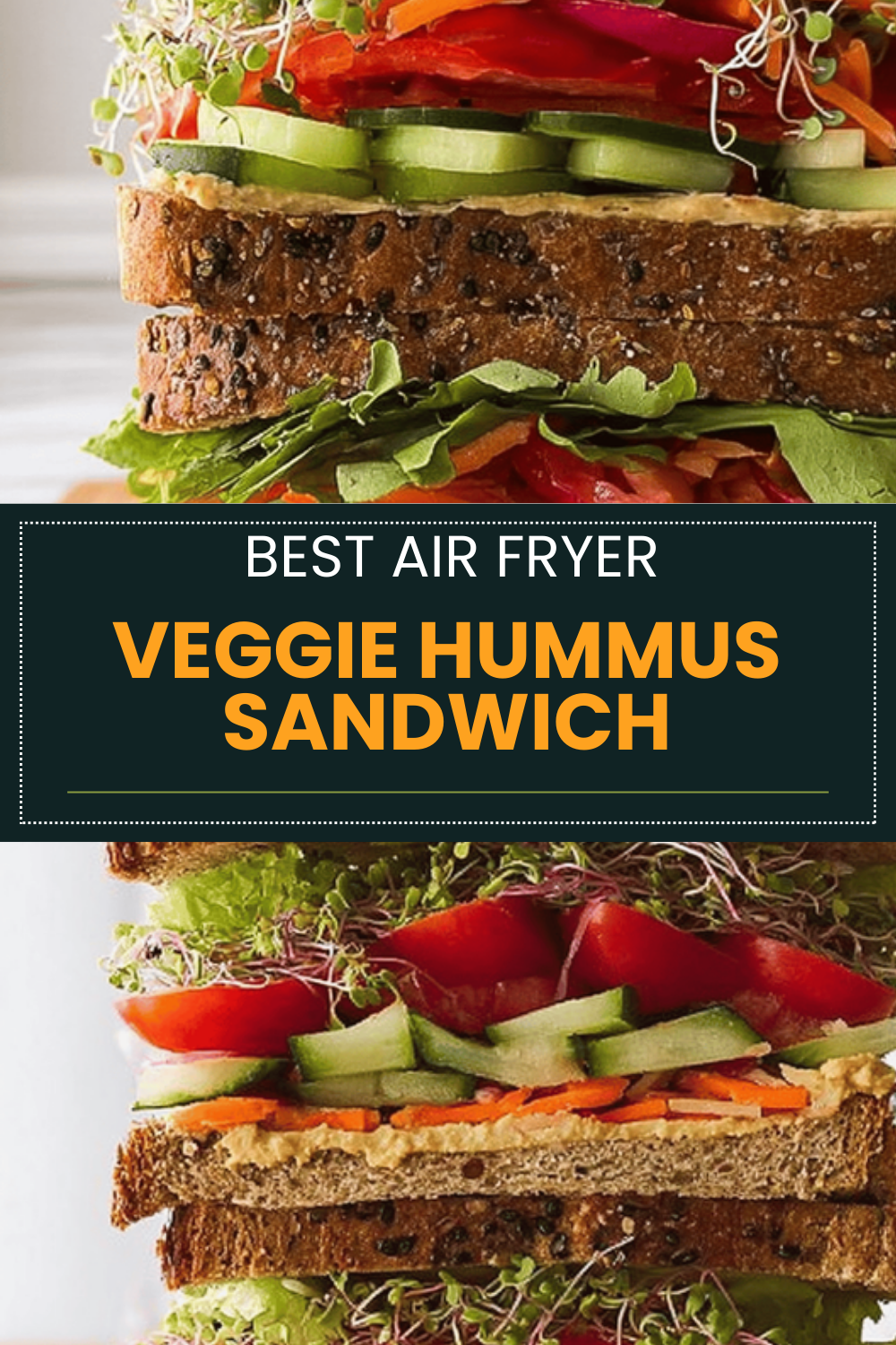 Veggie Hummus Sandwich