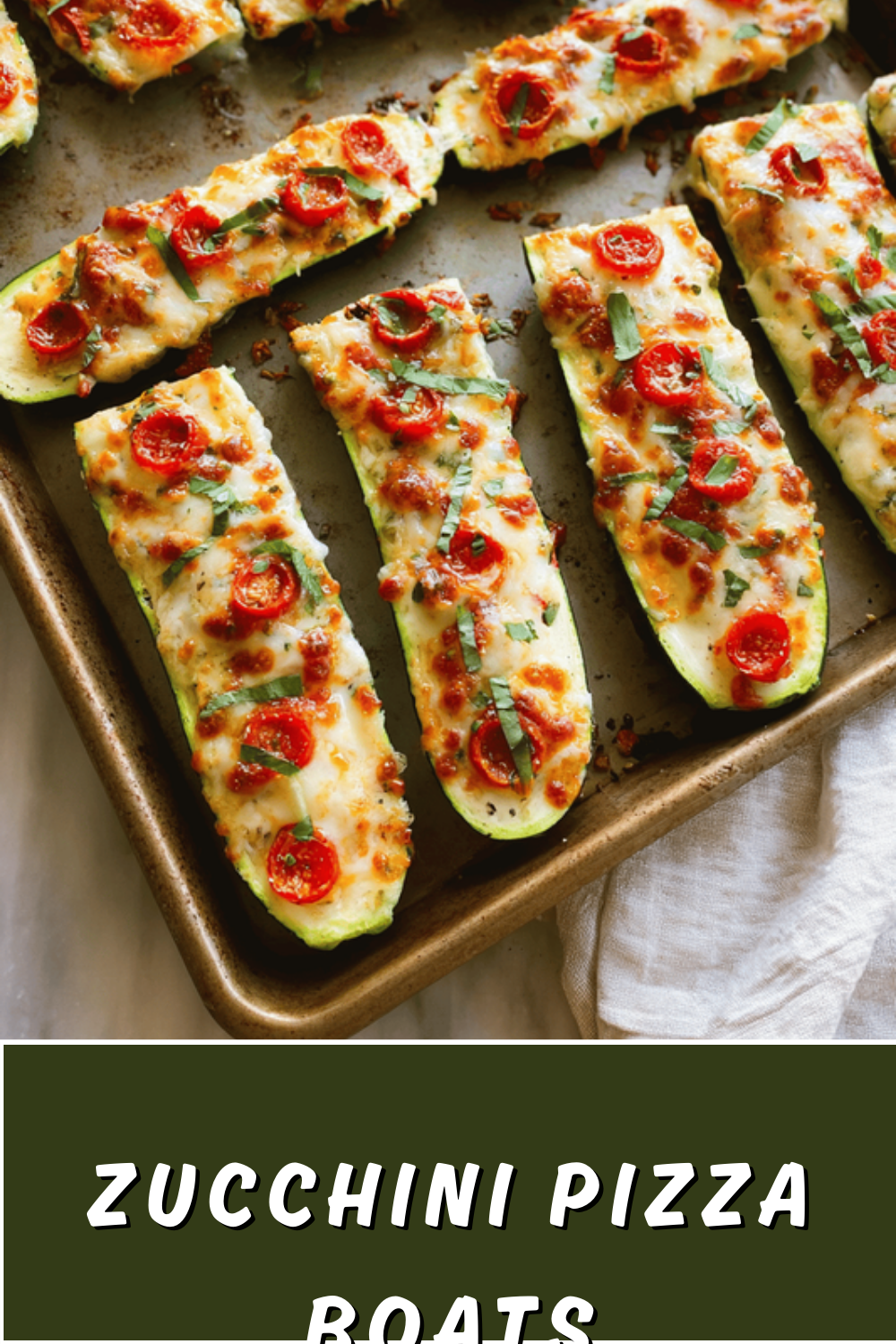 Zucchini Pizza Boats Recipe With Easy Homemade Toppings 7 Zucchini Pizza Boats