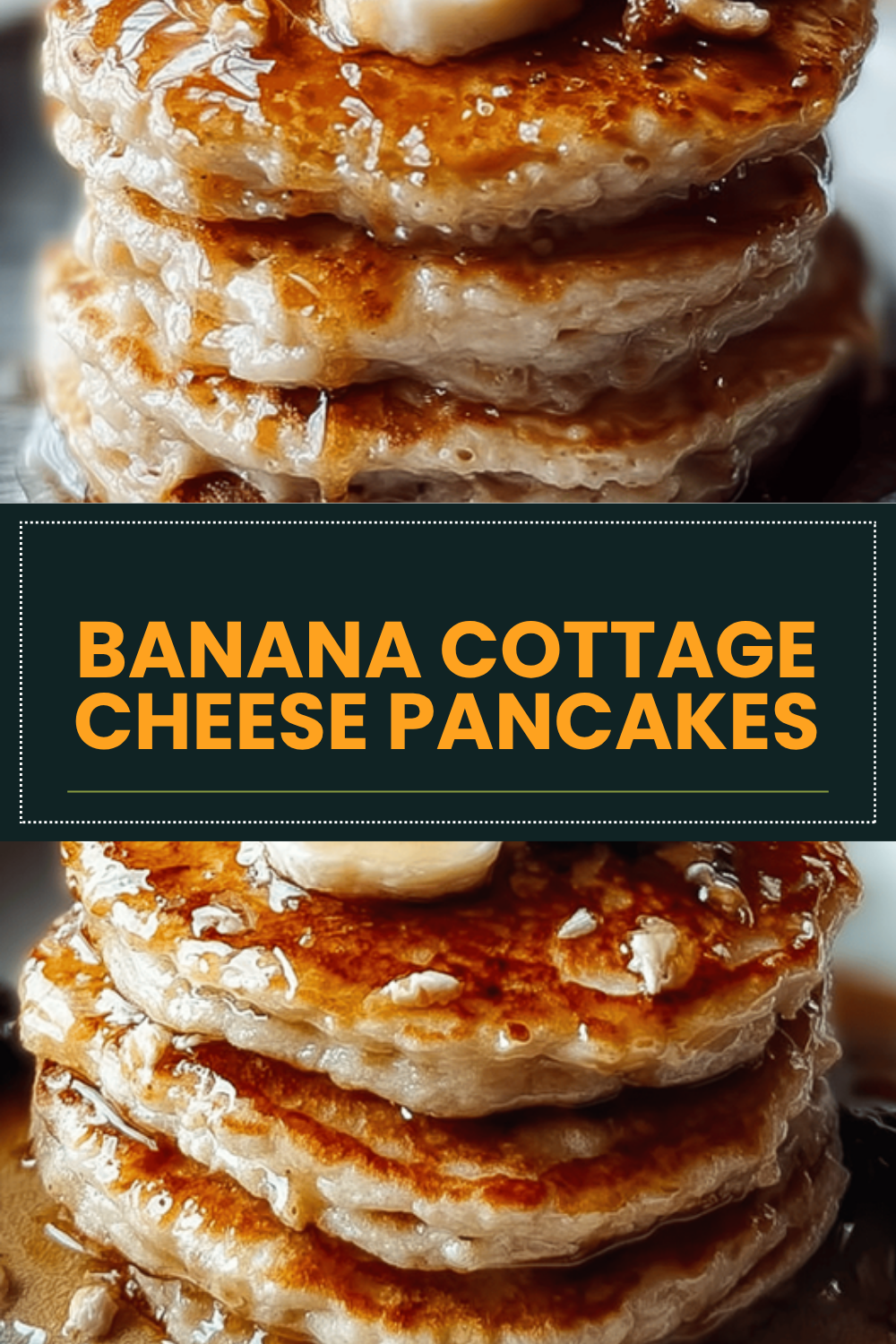 Banana Cottage Cheese Pancakes