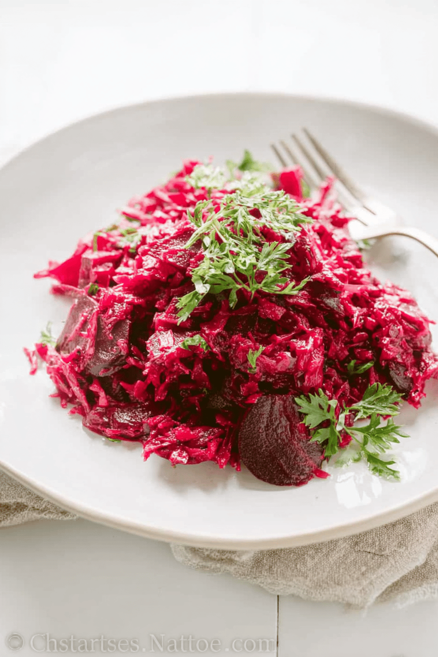Beet Salad With Creamy Goat Cheese And Tangy Balsamic Dressing 6 Beet Salad