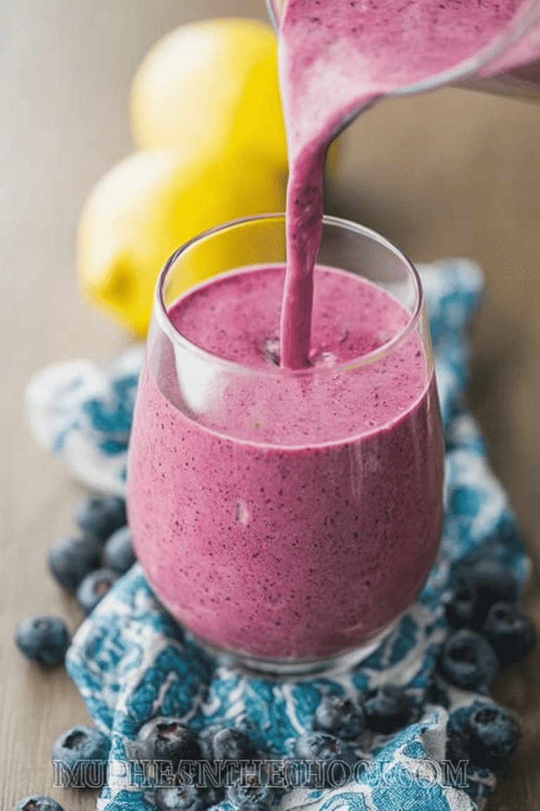 Blueberry Mango Smoothie 95.Png
