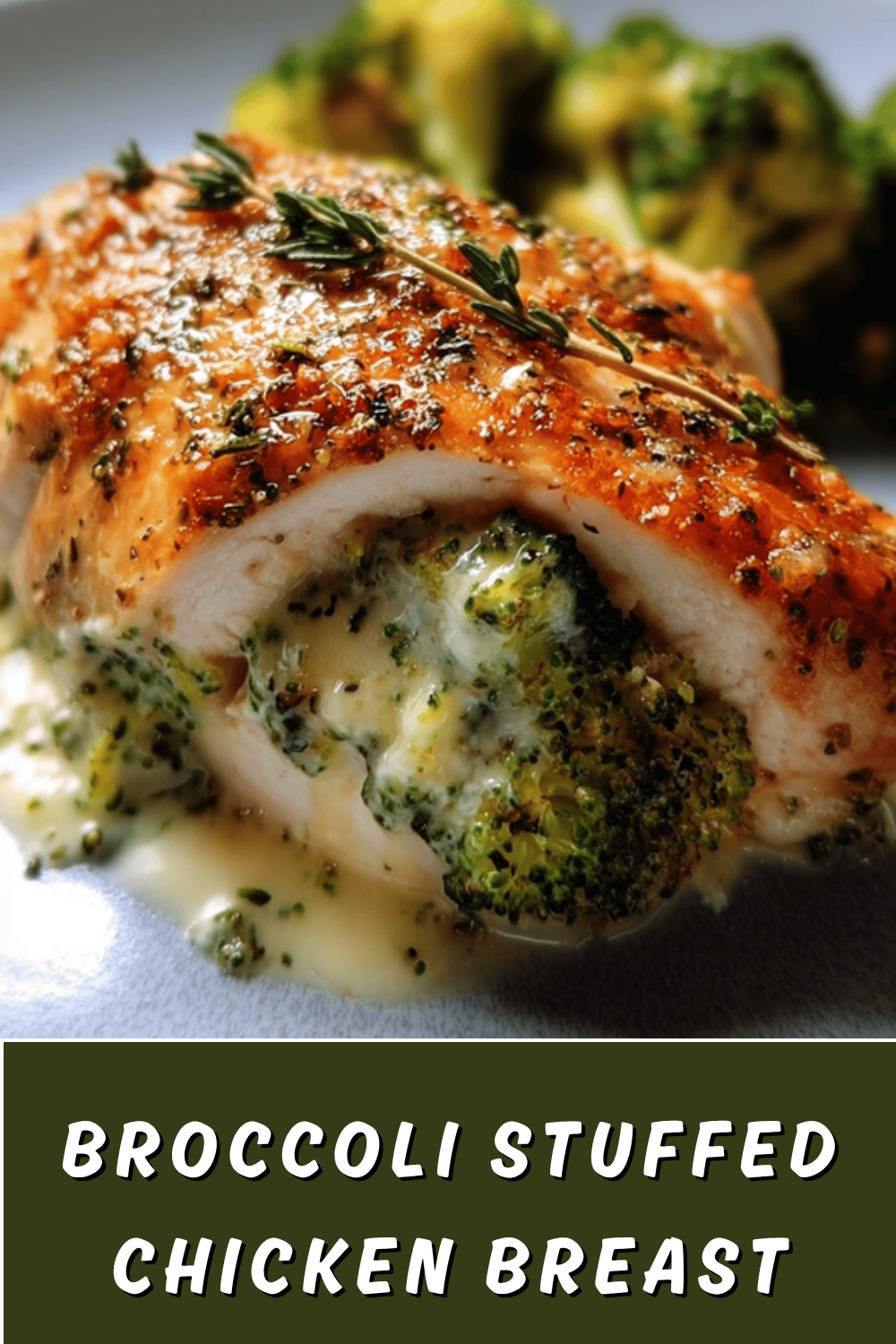 Broccoli And Cheese Stuffed Chicken Breast Recipe For A Tasty Dinner 7 Broccoli Stuffed Chicken Breast