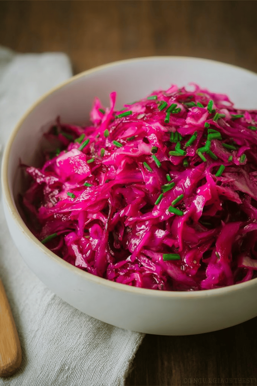 Cabbage And Beet Salad With Fresh Ingredients And Simple Dressing 6 Cabbage And Beet Salad
