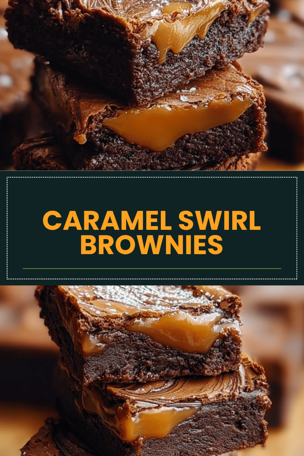 Caramel Brownies Recipe With Rich Fudge And Gooey Caramel Swirls 6 Caramel Swirl Brownies