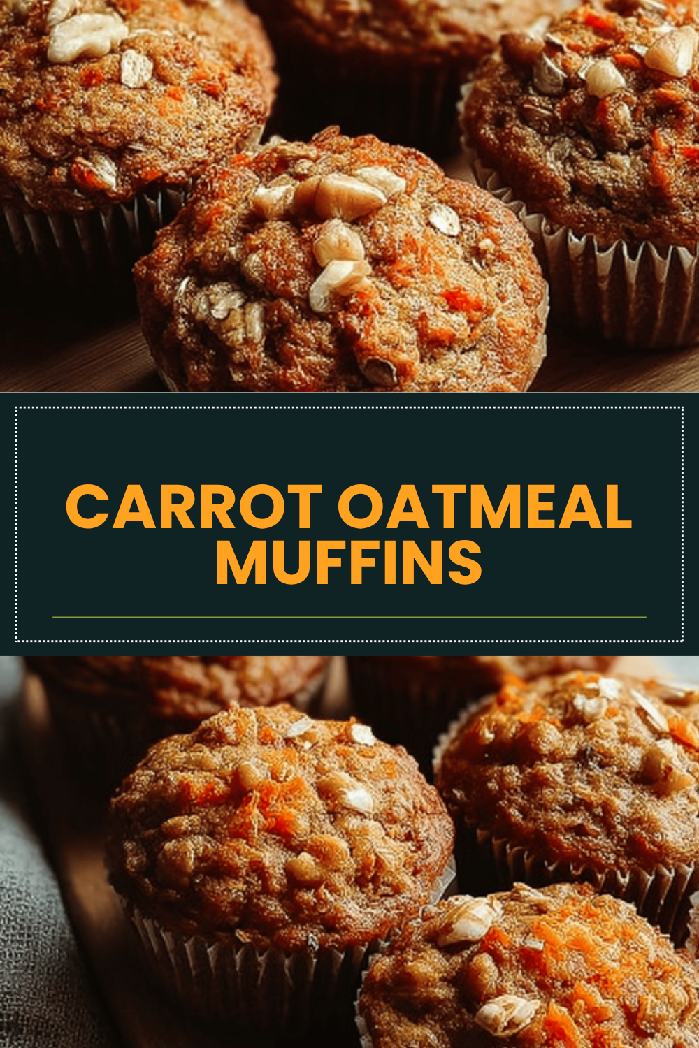 Carrot Oatmeal Muffins