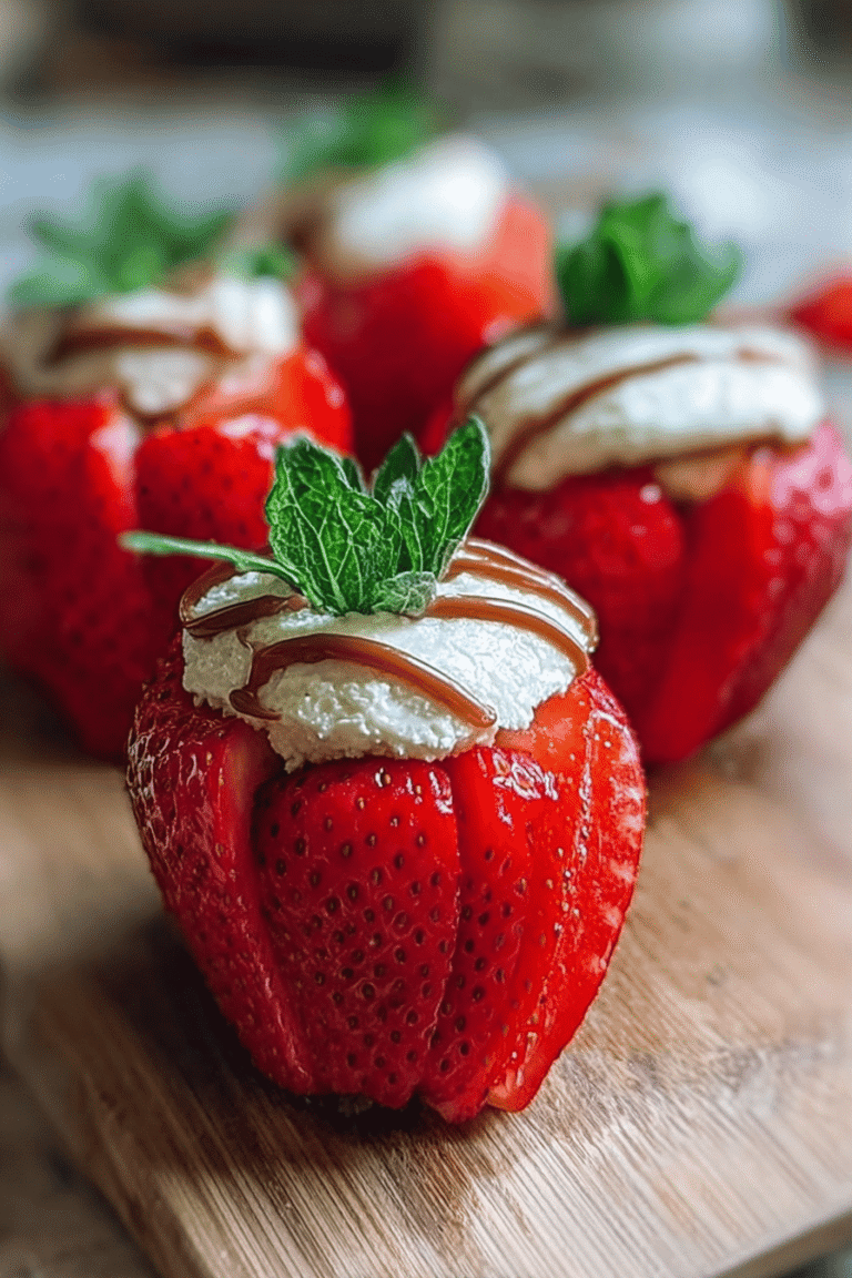 Cheesecake Stuffed Strawberries 84.Png