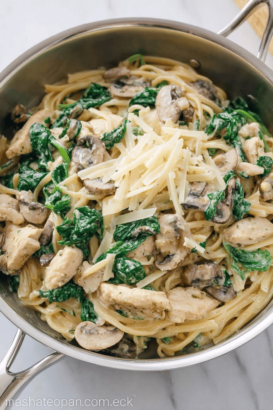 Creamy Chicken Florentine Pasta With Spinach And Garlic Sauce 7 Chicken Florentine Pasta