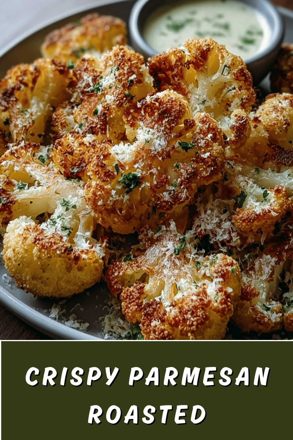Garlic Parmesan Roasted Cauliflower Recipe With Crispy Flavor 7 Crispy Parmesan Roasted Cauliflower