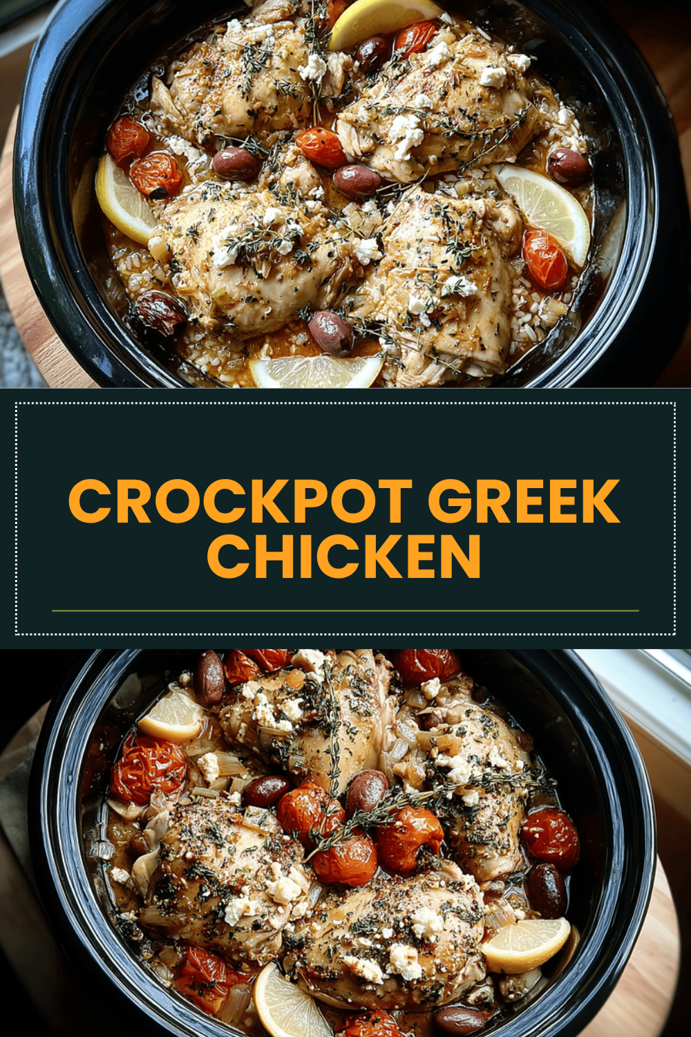 Slow Cooker Greek Chicken With Herbs And Lemon For Easy Meals 6 Crockpot Greek Chicken