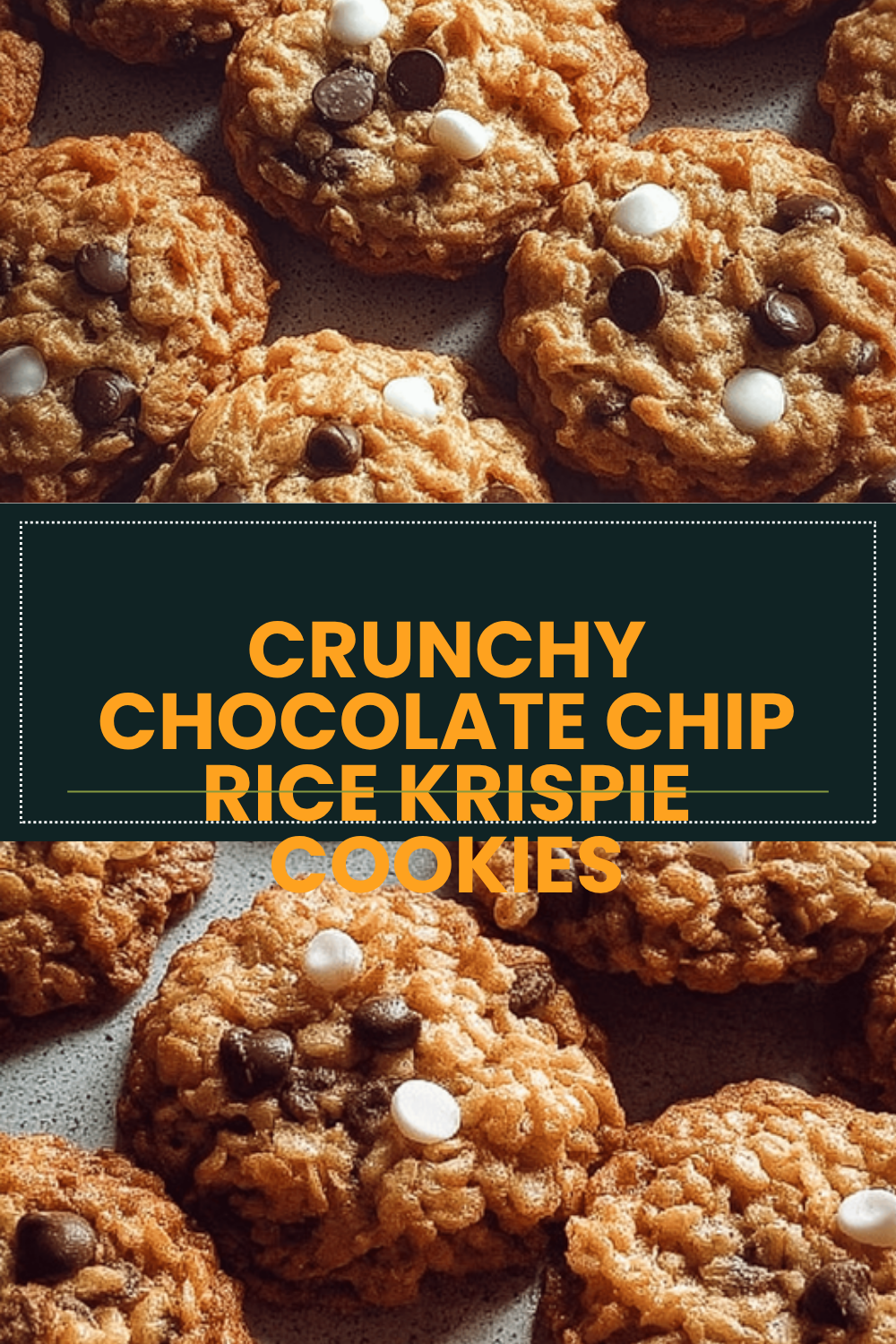 Crunchy Chocolate Chip Rice Krispie Cookies