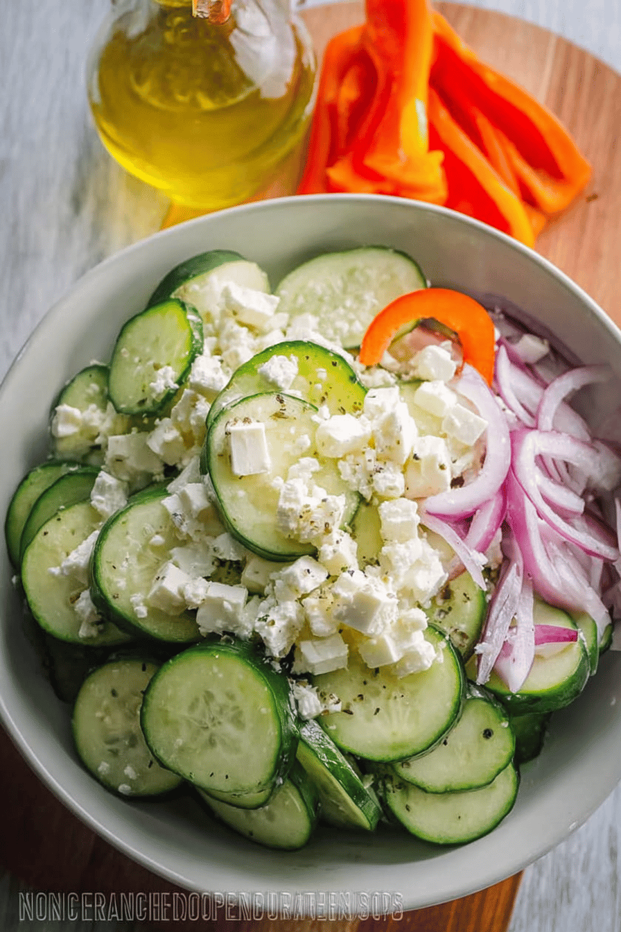 Simple Tomato Feta Cucumber Salad Recipe For Fresh Flavor 7 Cucumber Feta Salad