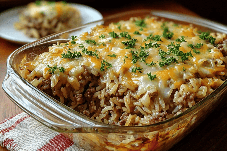 French Onion Ground Beef Rice Casserole 4.Png
