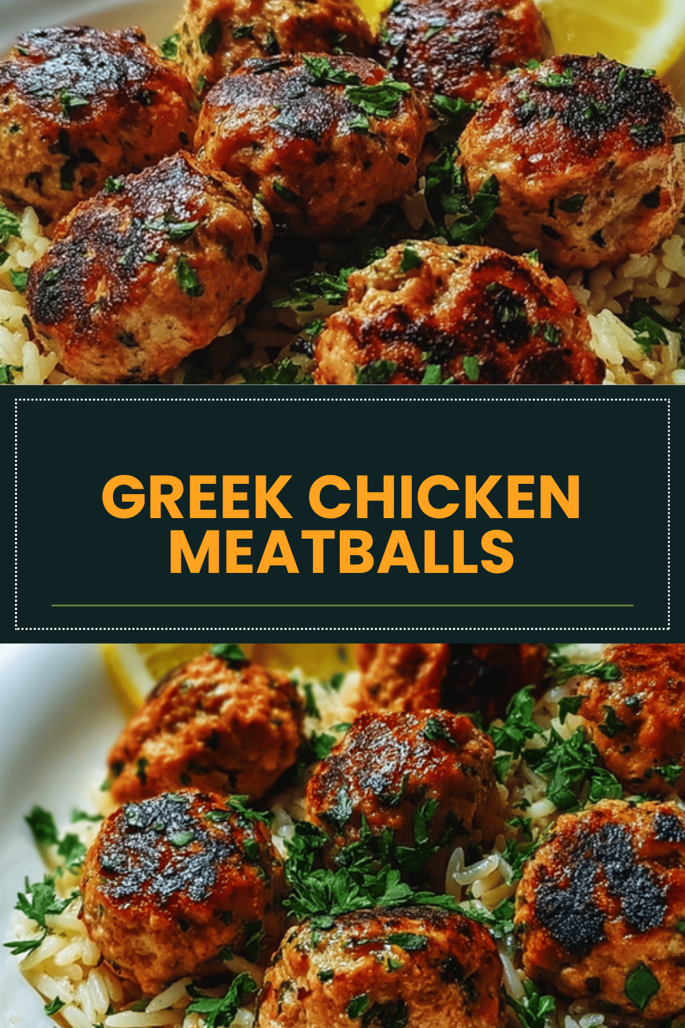 Greek Chicken Meatballs