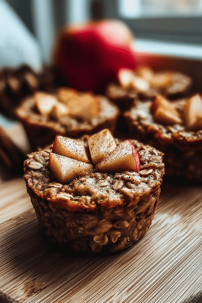 Healthy Baked Apple Cinnamon Oatmeal Cups 69.Png