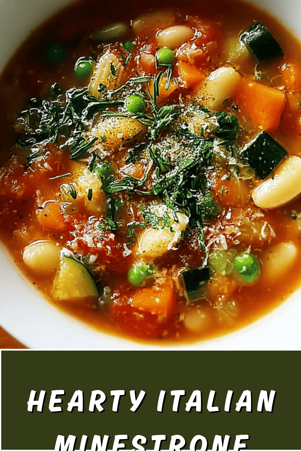 Minestrone Soup Recipe Thick And Hearty With Fresh Vegetables 7 Hearty Italian Minestrone Soup